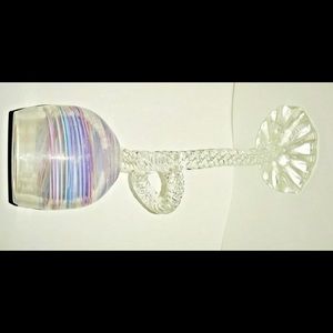 Vintage New Glass Sculpture Leon Applebaum 12”